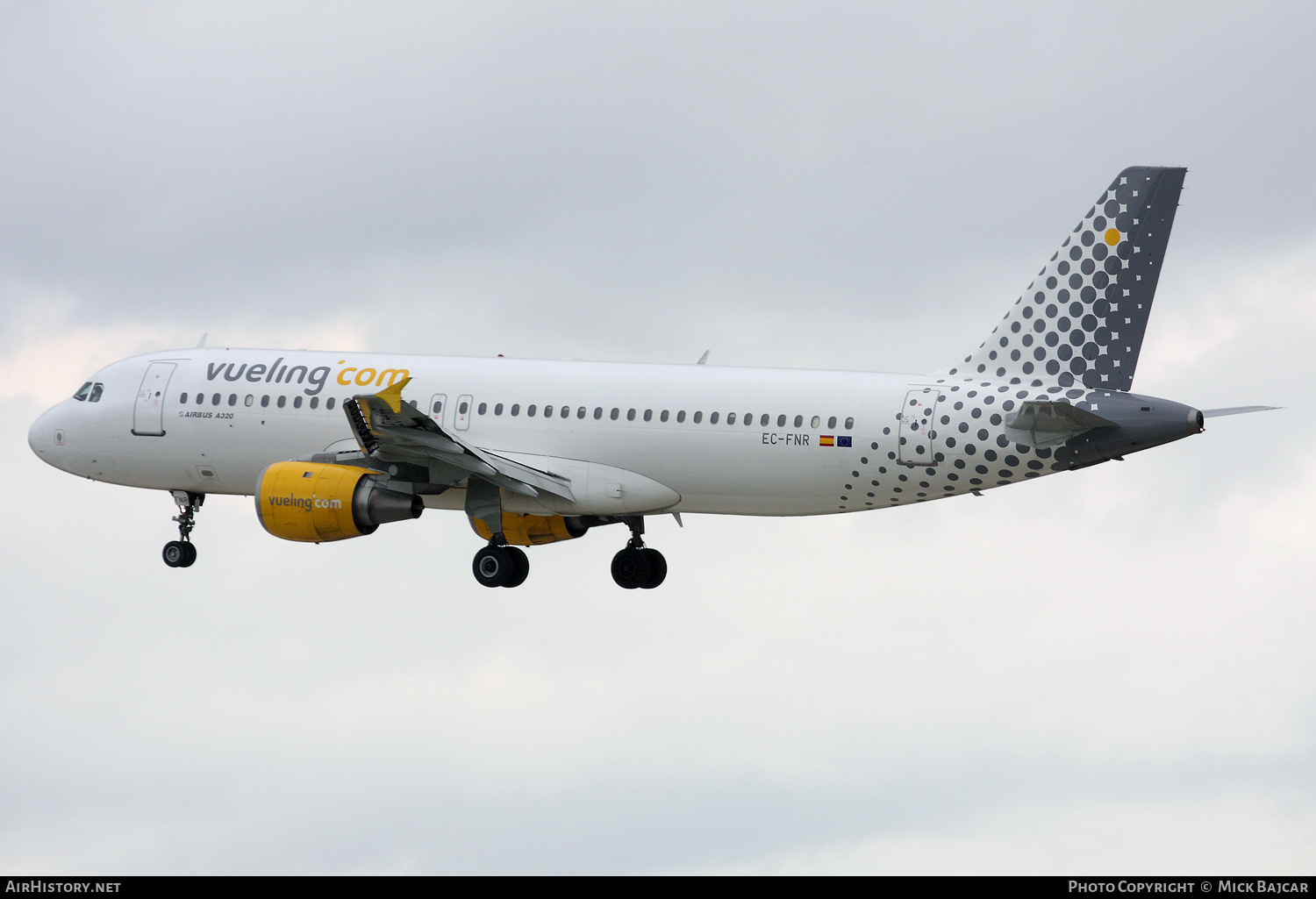 Aircraft Photo of EC-FNR | Airbus A320-211 | Vueling Airlines | AirHistory.net #313642