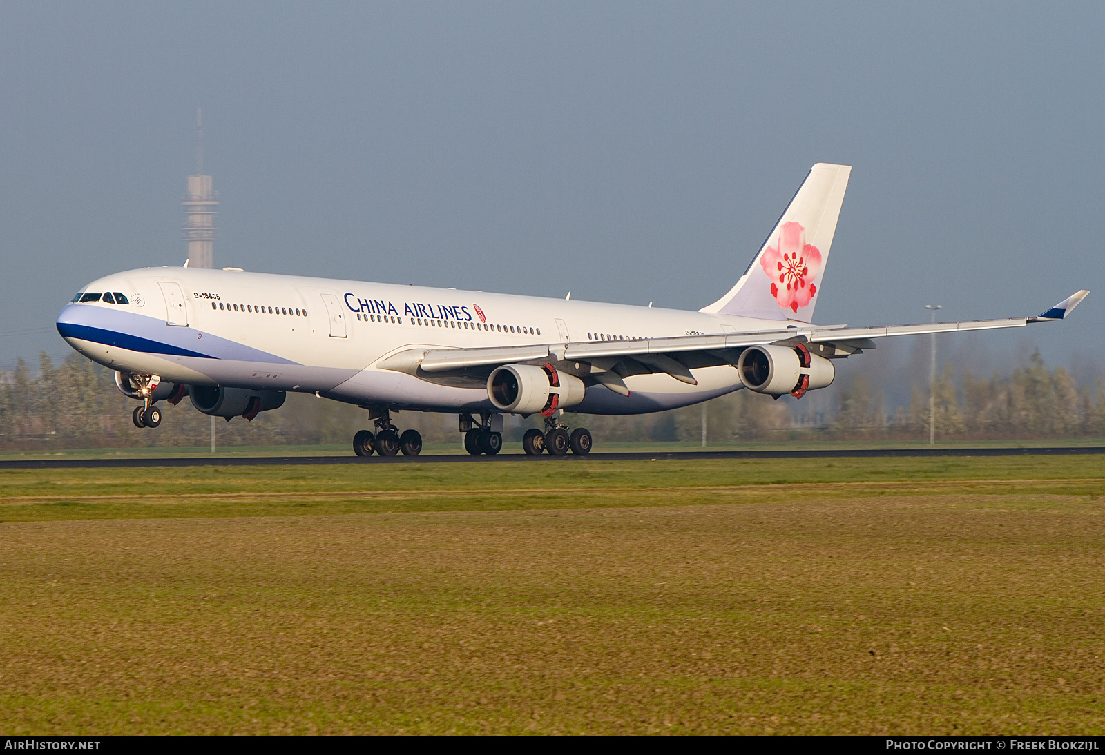 Aircraft Photo of B-18805 | Airbus A340-313 | China Airlines | AirHistory.net #313646