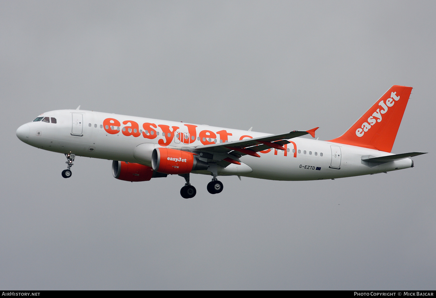Aircraft Photo of G-EZTD | Airbus A320-214 | EasyJet | AirHistory.net #313664