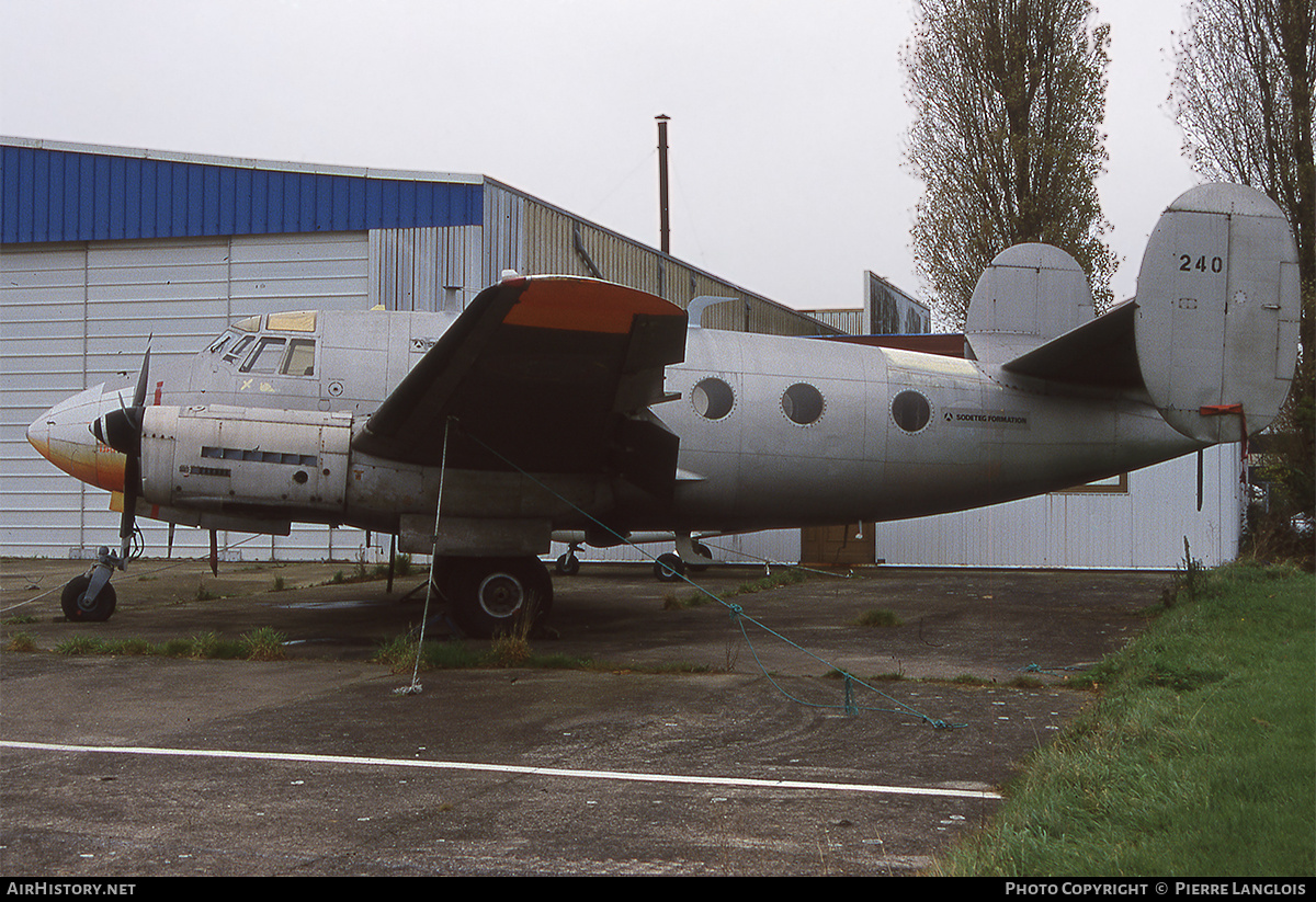 Aircraft Photo of 240 | Dassault MD-312 Flamant | Sodeteg Formation | AirHistory.net #313685
