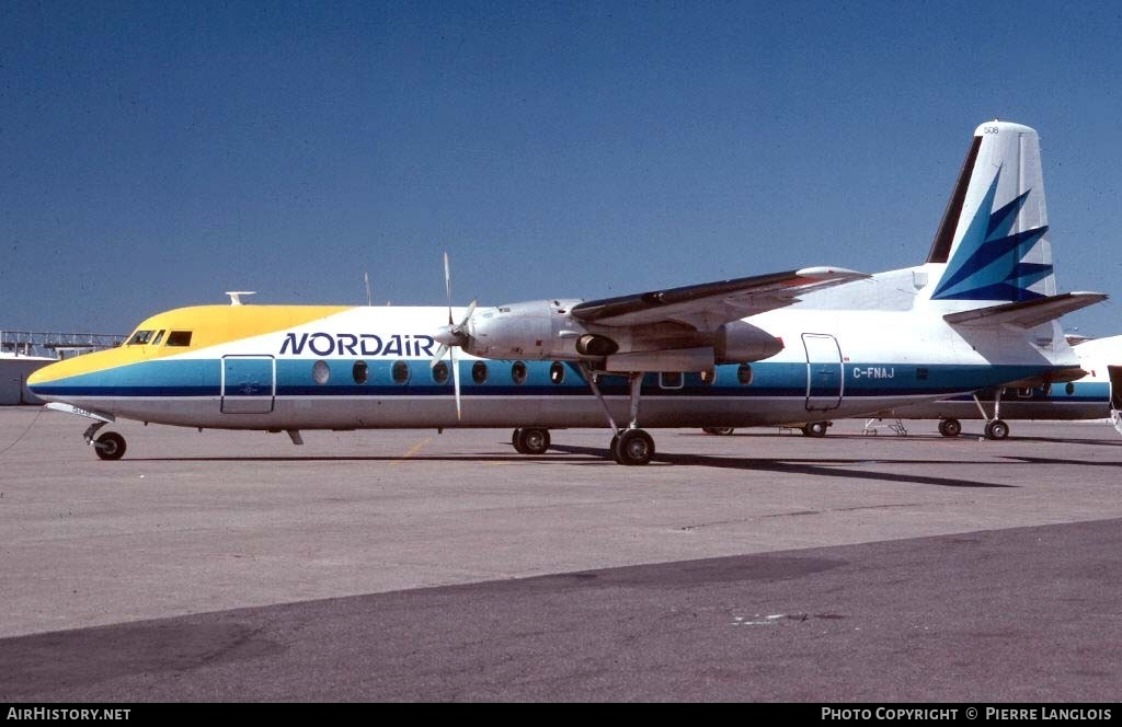 Aircraft Photo of C-FNAJ | Fairchild Hiller FH-227E | Nordair | AirHistory.net #313690