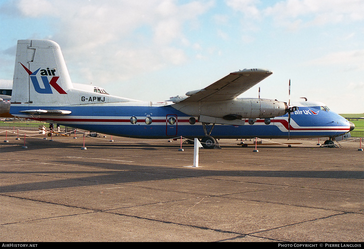 Aircraft Photo of G-APWJ | Handley Page HPR-7 Herald 201 | Air UK | AirHistory.net #313694