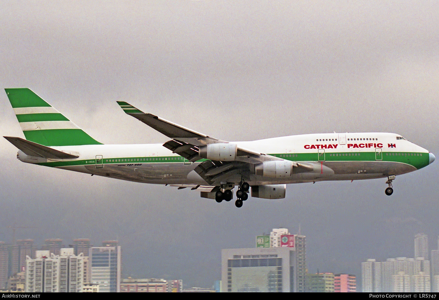 Aircraft Photo of B-HUA | Boeing 747-467 | Cathay Pacific Airways | AirHistory.net #313719