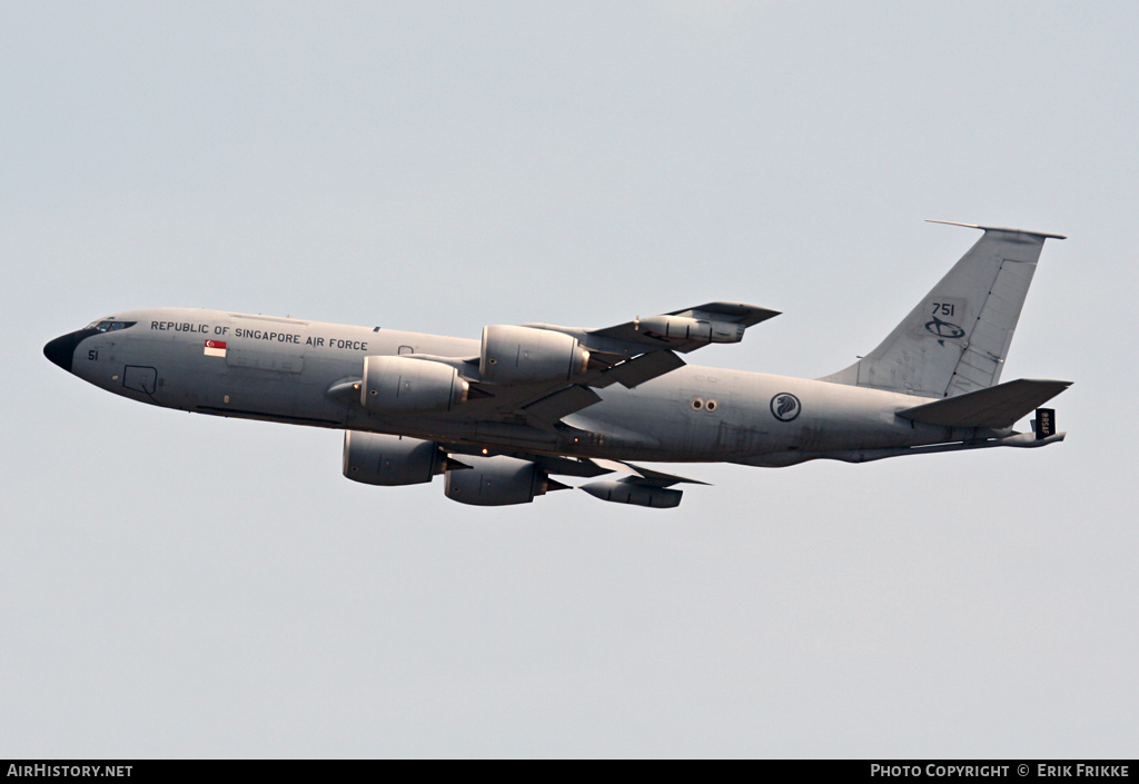 Aircraft Photo of 751 | Boeing KC-135R Stratotanker | Singapore - Air Force | AirHistory.net #313744