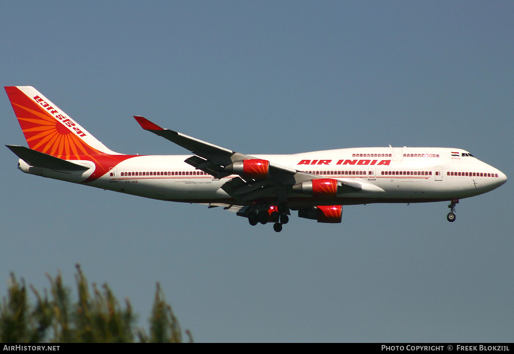 Aircraft Photo of VT-AIS | Boeing 747-4H6 | Air India | AirHistory.net #313779