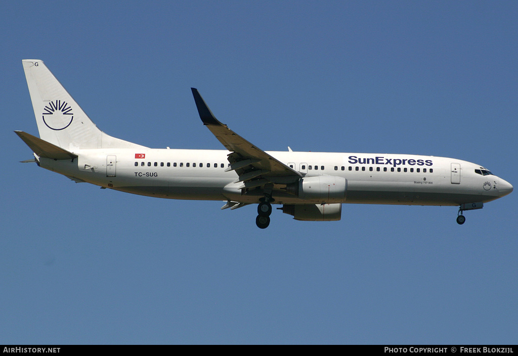 Aircraft Photo of TC-SUG | Boeing 737-8CX | SunExpress | AirHistory.net #313781