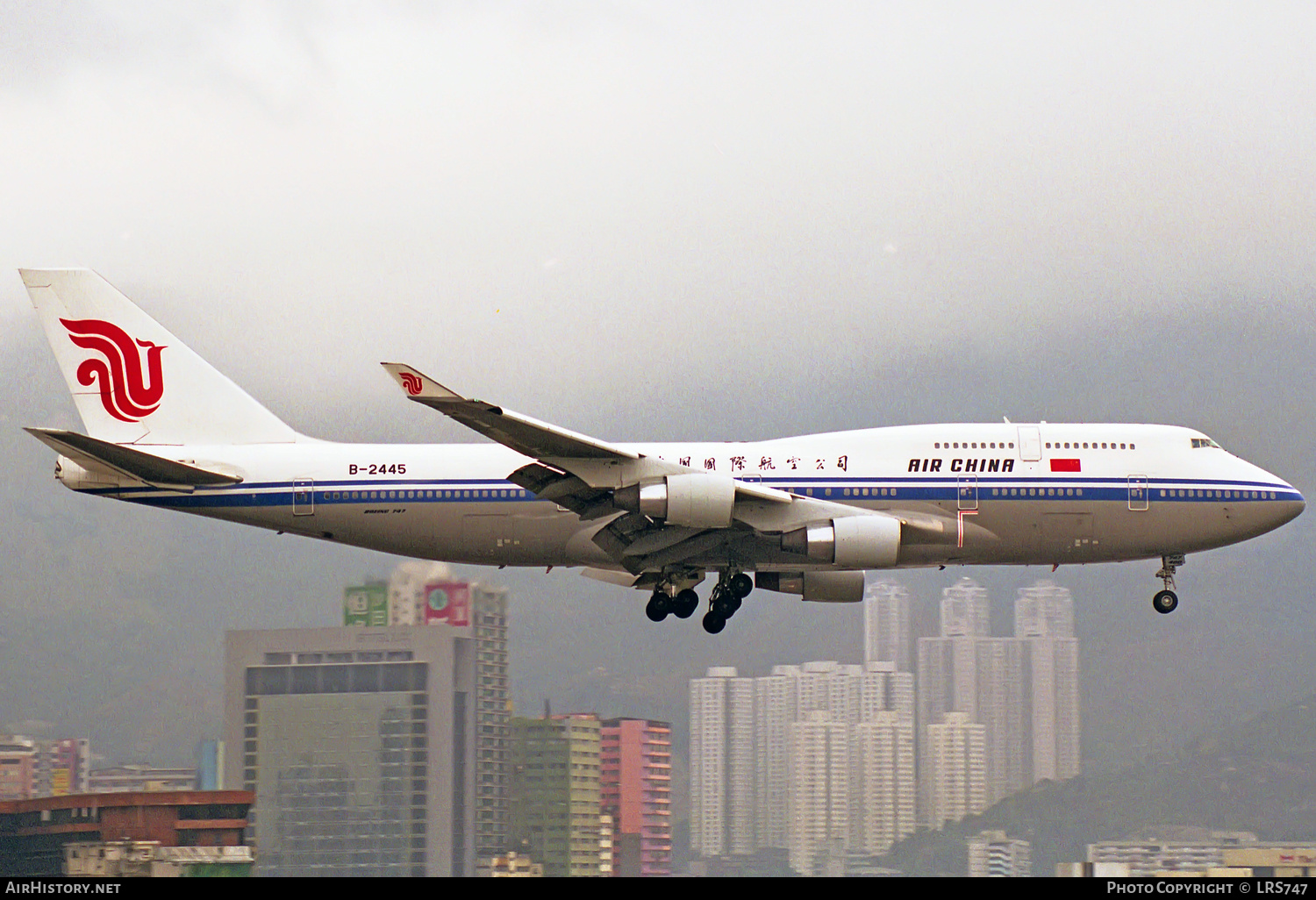 Aircraft Photo of B-2445 | Boeing 747-4J6 | Air China | AirHistory.net #313798