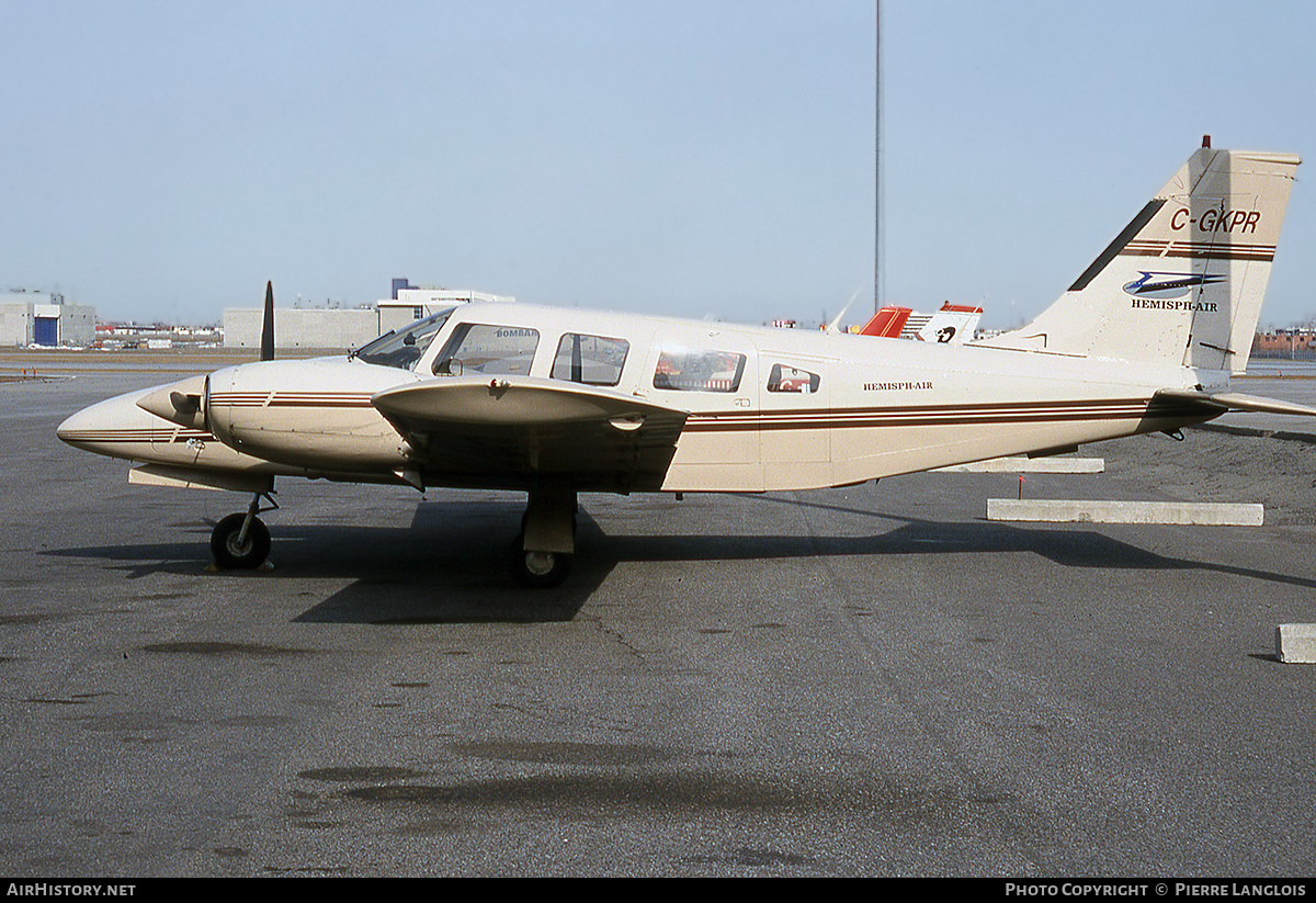 Aircraft Photo of C-GKPR | Piper PA-34-200T Seneca II | Hemisph-Air | AirHistory.net #313868