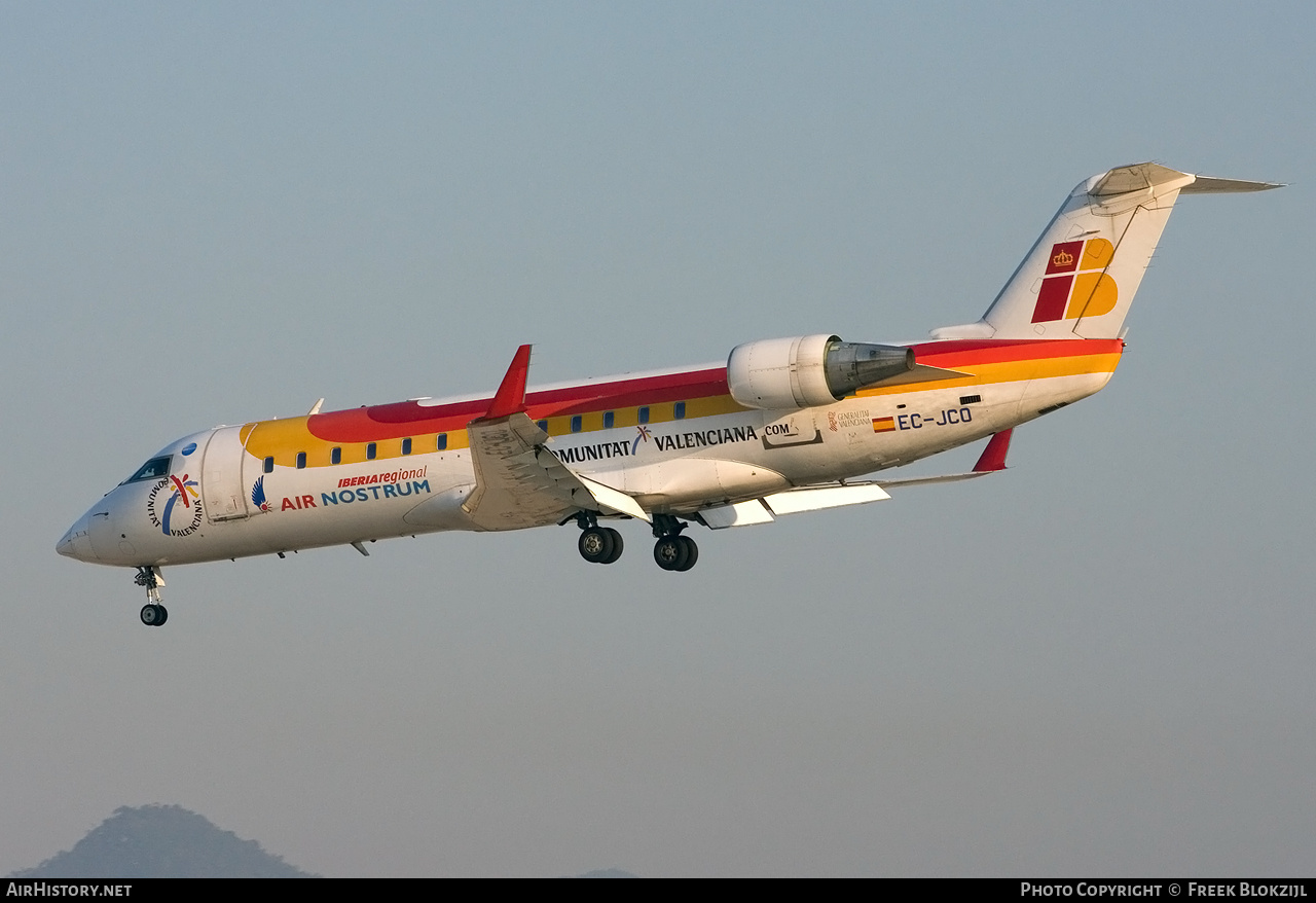 Aircraft Photo of EC-JCO | Bombardier CRJ-200ER (CL-600-2B19) | Iberia Regional | AirHistory.net #313869