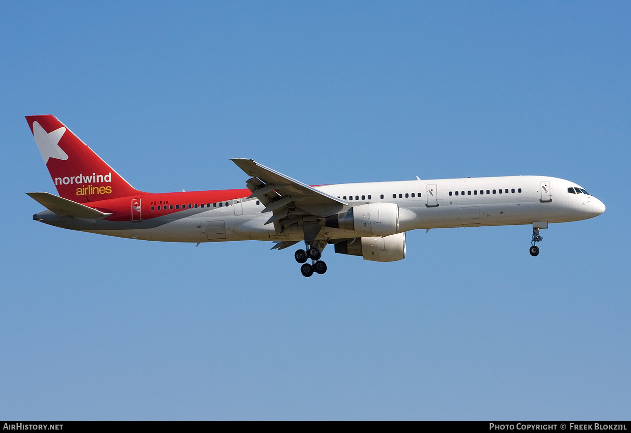 Aircraft Photo of VQ-BJK | Boeing 757-2Q8 | Nordwind Airlines | AirHistory.net #313879