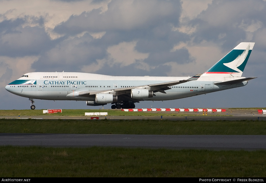 Aircraft Photo of B-HOY | Boeing 747-467 | Cathay Pacific Airways | AirHistory.net #313909