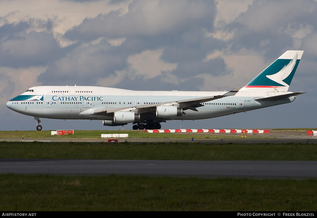 Aircraft Photo of B-HOY | Boeing 747-467 | Cathay Pacific Airways | AirHistory.net #313909