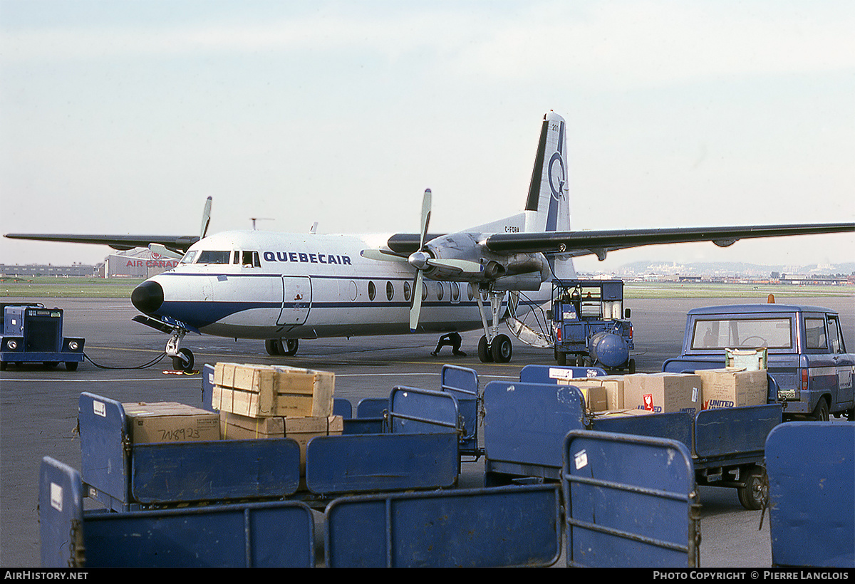 Aircraft Photo of C-FQBA | Fairchild F-27 | Quebecair | AirHistory.net #313959