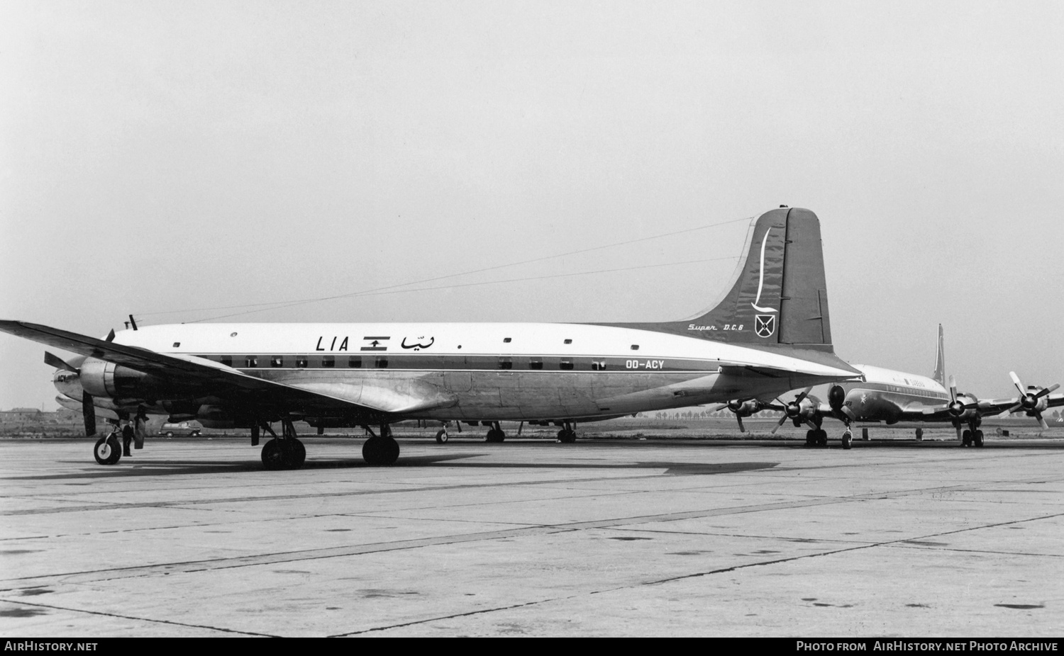 Aircraft Photo of OD-ACY | Douglas DC-6 | LIA - Lebanese International Airways | AirHistory.net #313976