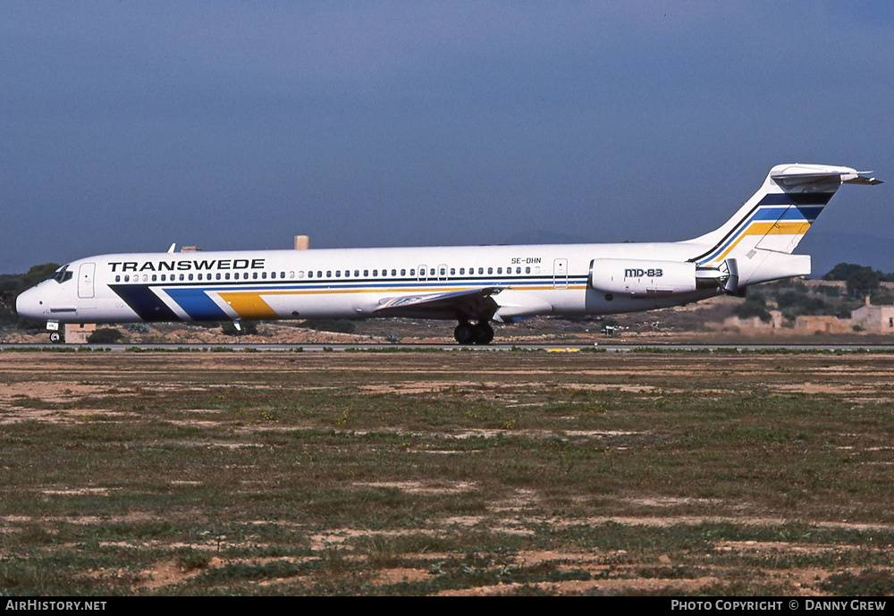 Aircraft Photo of SE-DHN | McDonnell Douglas MD-83 (DC-9-83) | Transwede Airways | AirHistory.net #313993