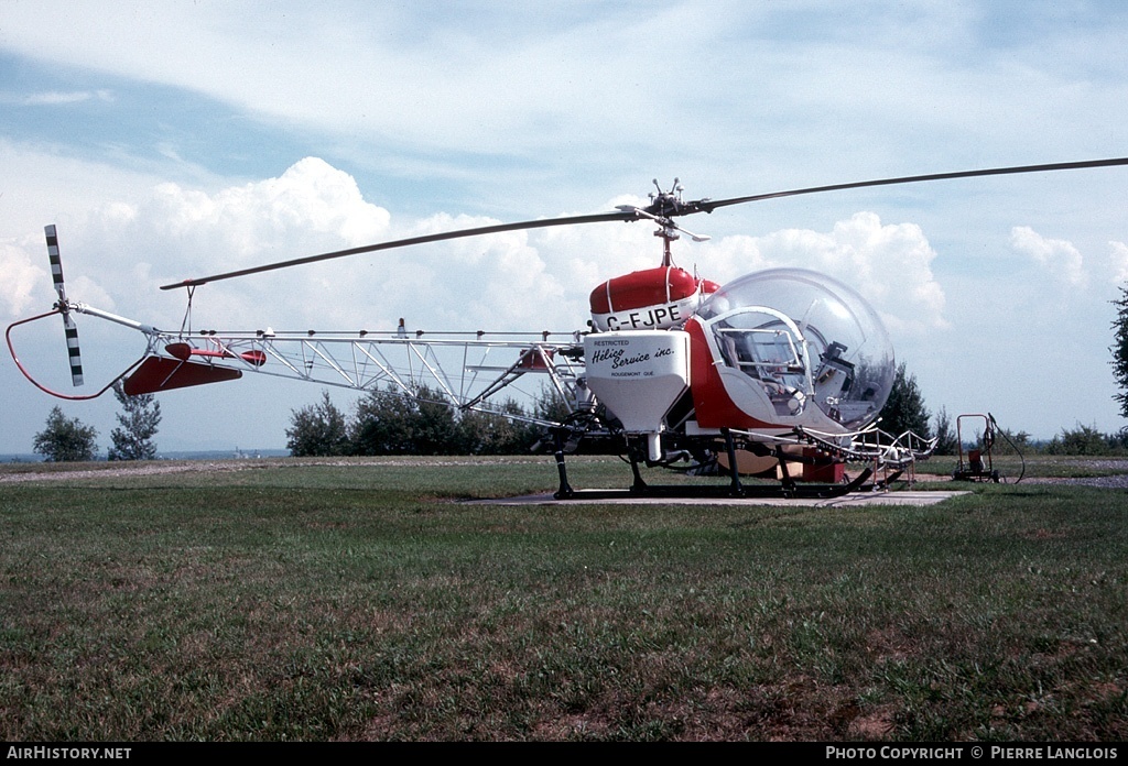 Aircraft Photo of C-FJPE | Bell 47G-4A | Hélico Service | AirHistory.net #314017