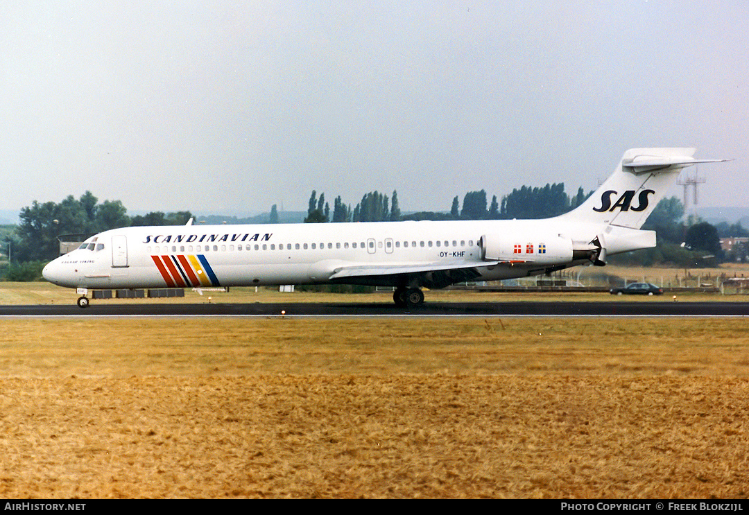 Aircraft Photo of OY-KHF | McDonnell Douglas MD-87 (DC-9-87) | Scandinavian Airlines - SAS | AirHistory.net #314026