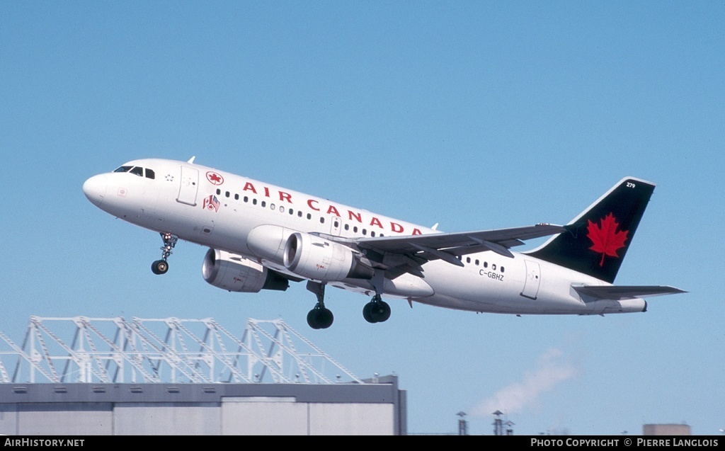 Aircraft Photo of C-GBHZ | Airbus A319-114 | Air Canada | AirHistory.net #314039
