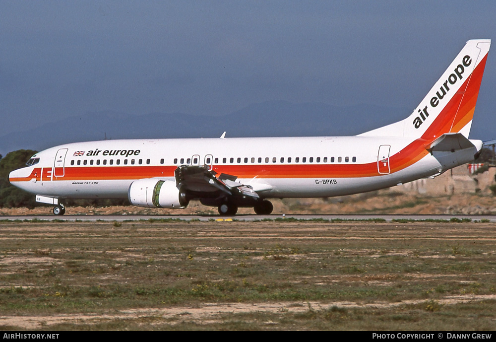Aircraft Photo of G-BPKB | Boeing 737-4S3 | Air Europe | AirHistory.net #314040