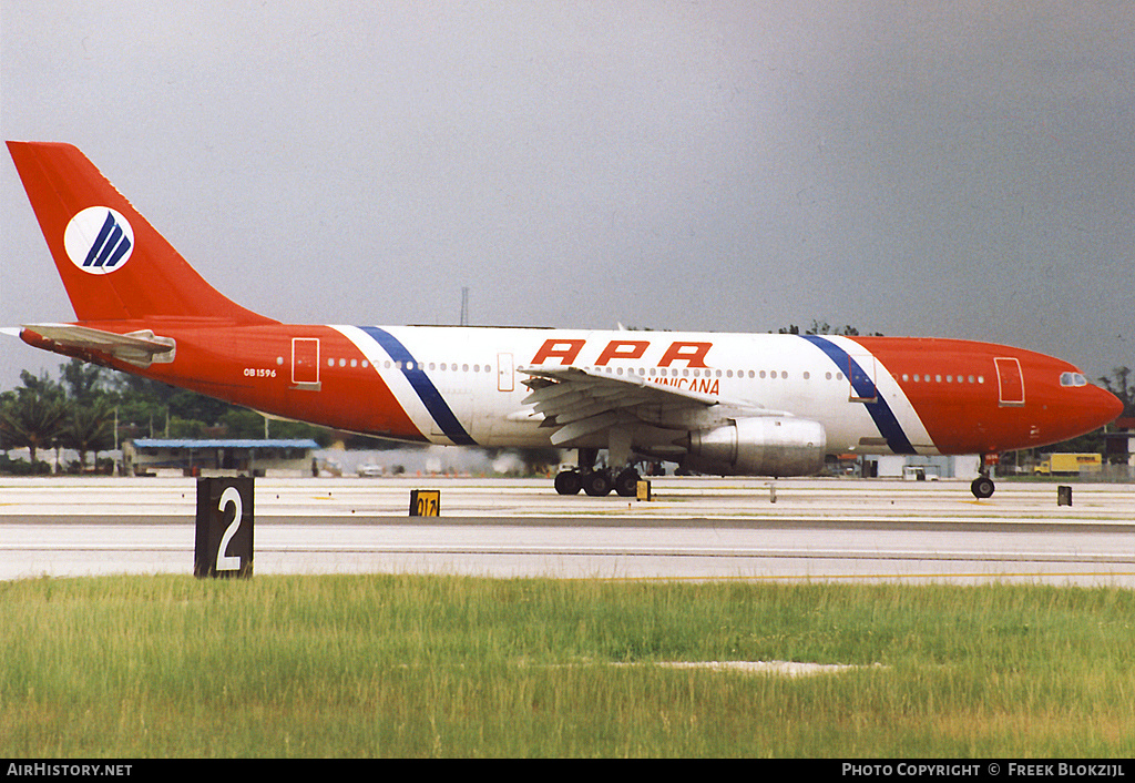 Aircraft Photo of OB-1596 | Airbus A300B4-203 | APA International Air | AirHistory.net #314046