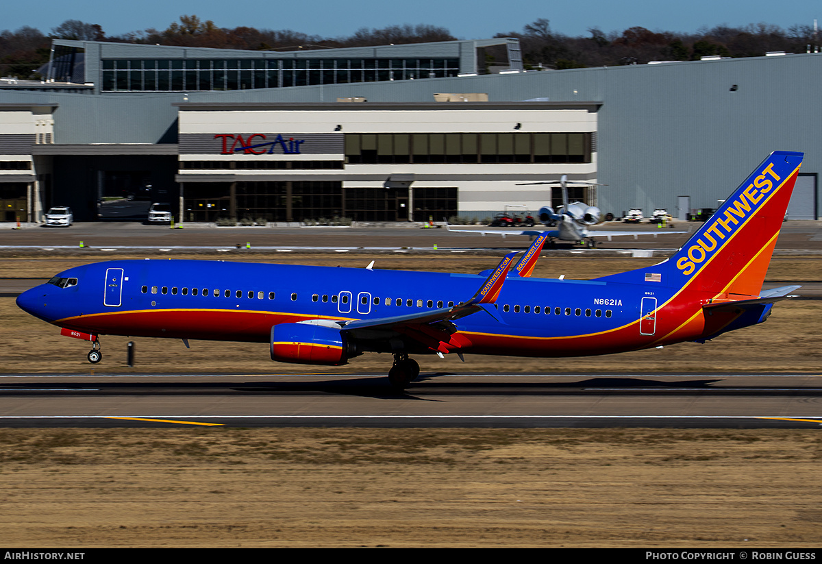 Aircraft Photo of N8621A | Boeing 737-8H4 | Southwest Airlines | AirHistory.net #314053