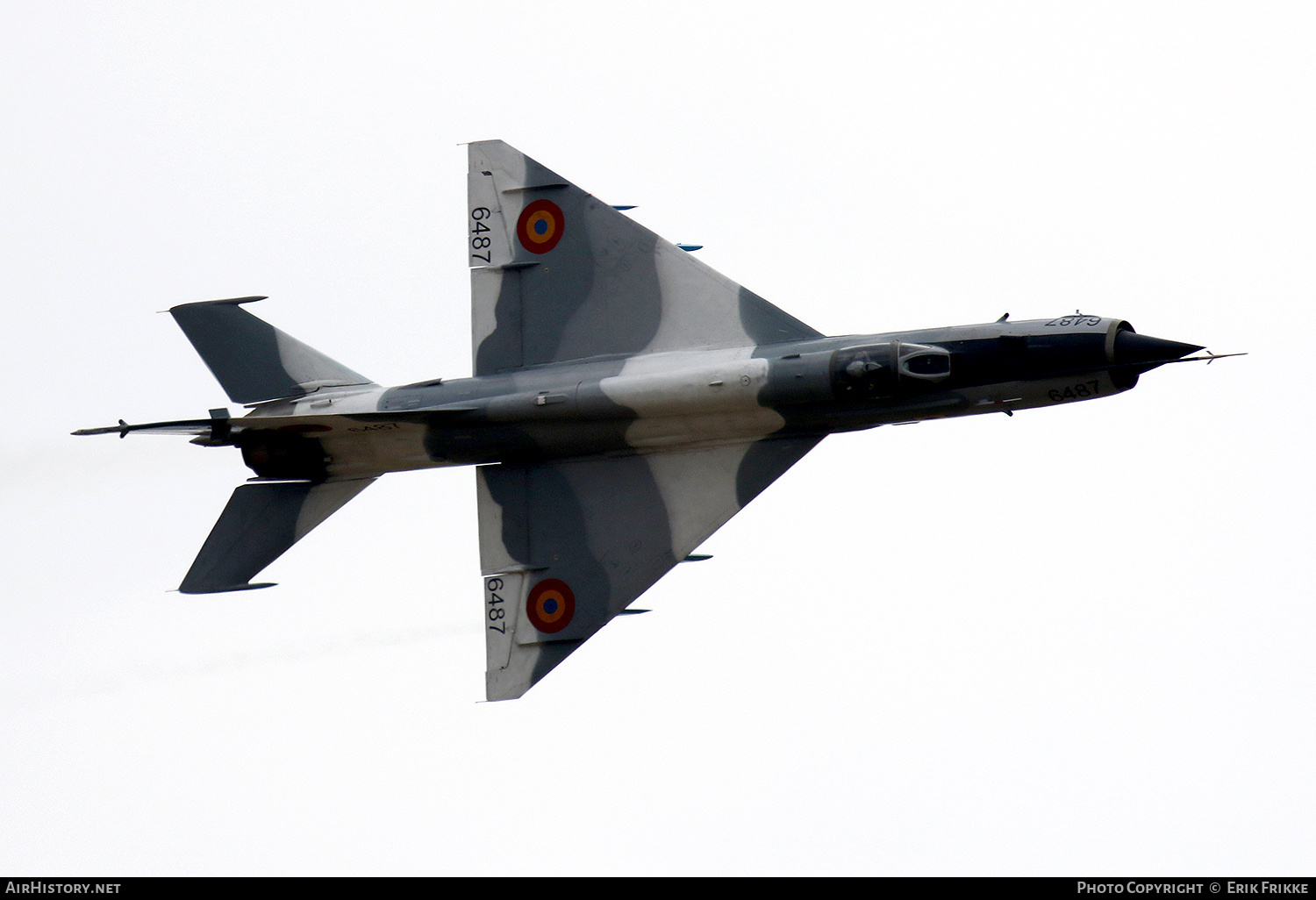 Aircraft Photo of 6487 | Mikoyan-Gurevich MiG-21MF-75 Lancer C | Romania - Air Force | AirHistory.net #314070