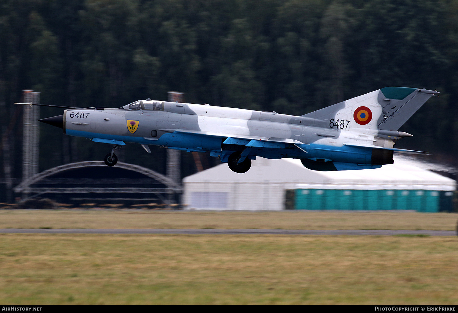 Aircraft Photo of 6487 | Mikoyan-Gurevich MiG-21MF-75 Lancer C | Romania - Air Force | AirHistory.net #314082