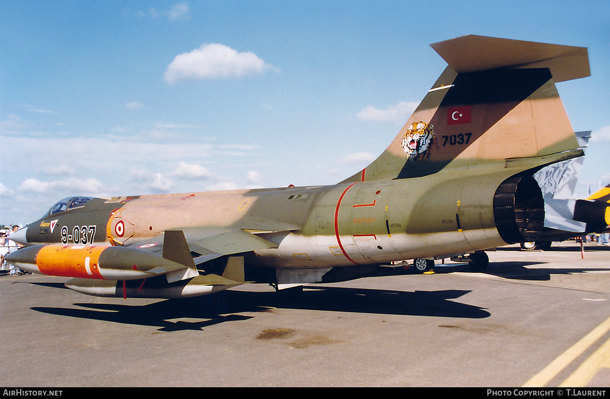 Aircraft Photo of 7037 | Lockheed F-104G Starfighter | Turkey - Air Force | AirHistory.net #314132