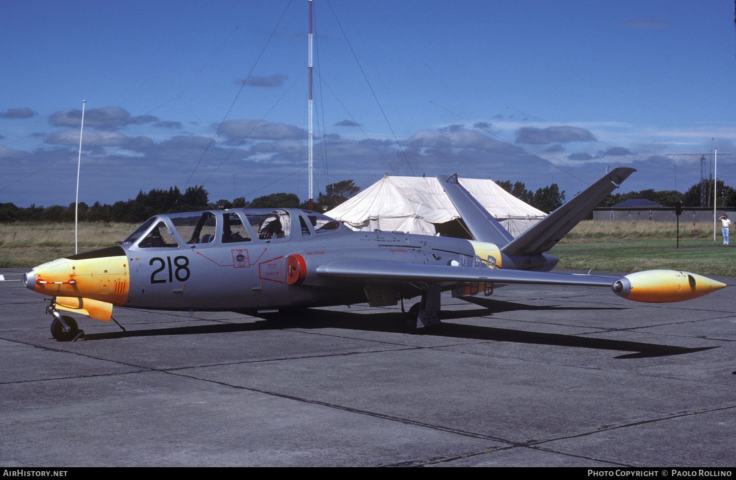 Aircraft Photo of 218 | Fouga CM-170 Magister | Ireland - Air Force | AirHistory.net #314142