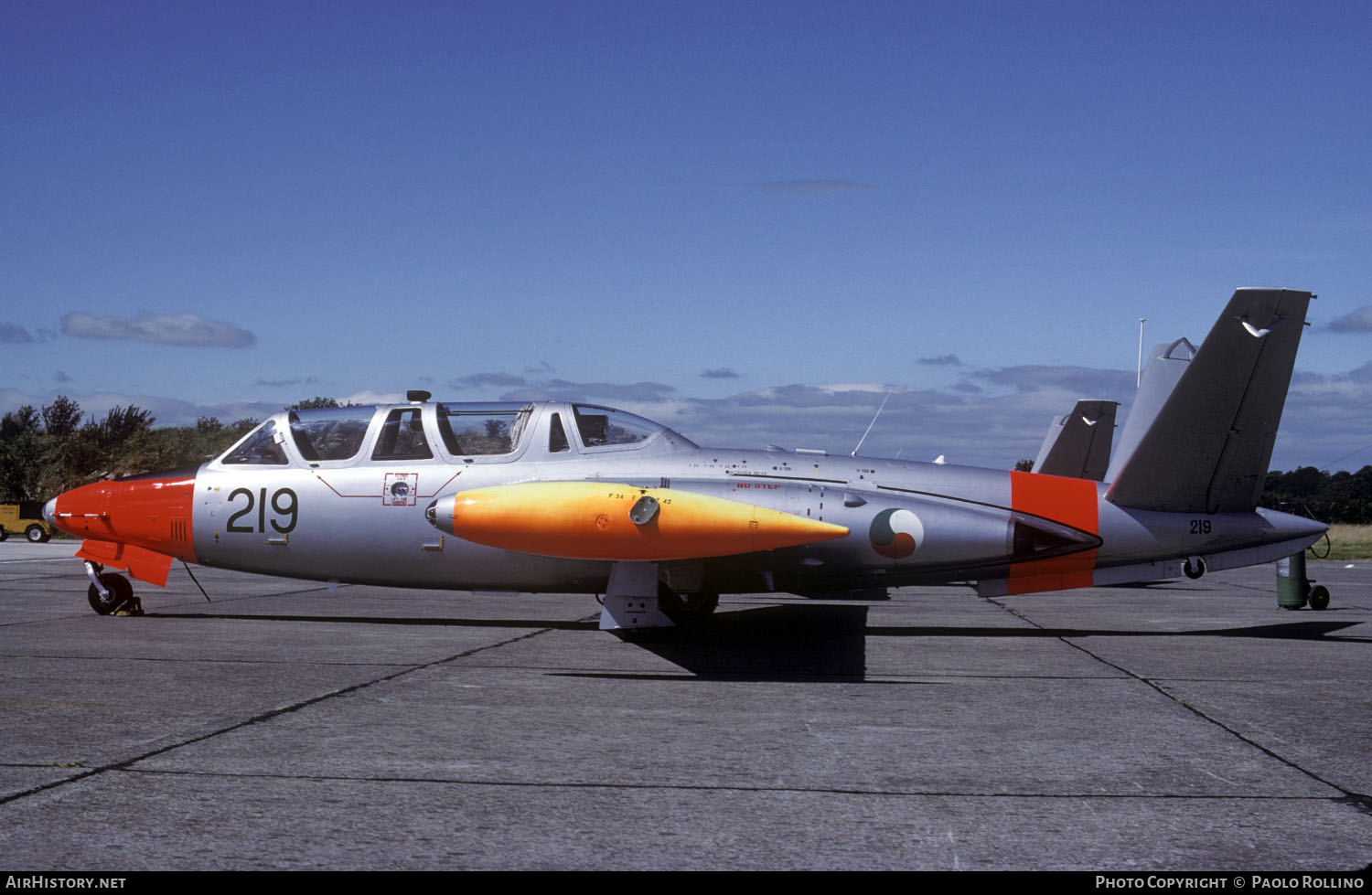Aircraft Photo of 219 | Fouga CM-170R Magister | Ireland - Air Force | AirHistory.net #314143