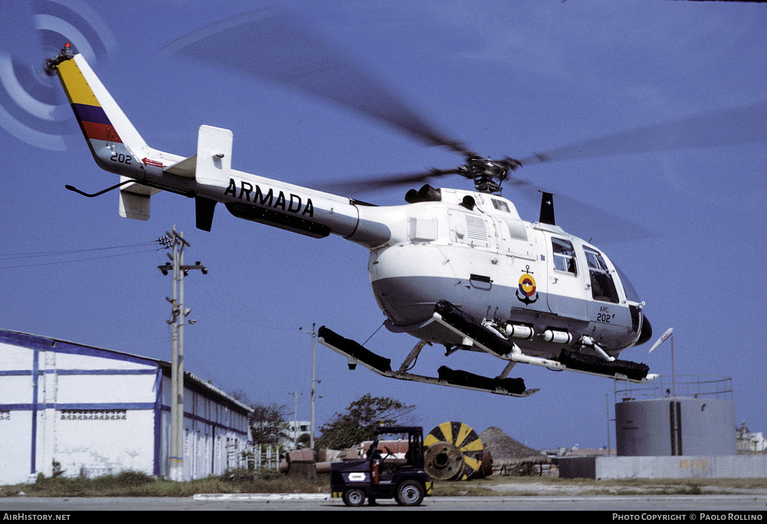 Aircraft Photo of ARC202 | MBB BO-105CB | Colombia - Navy | AirHistory.net #314150