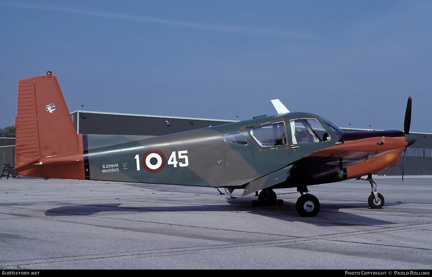 Aircraft Photo of MM61945 | SIAI-Marchetti S-208M | Italy - Air Force | AirHistory.net #314175