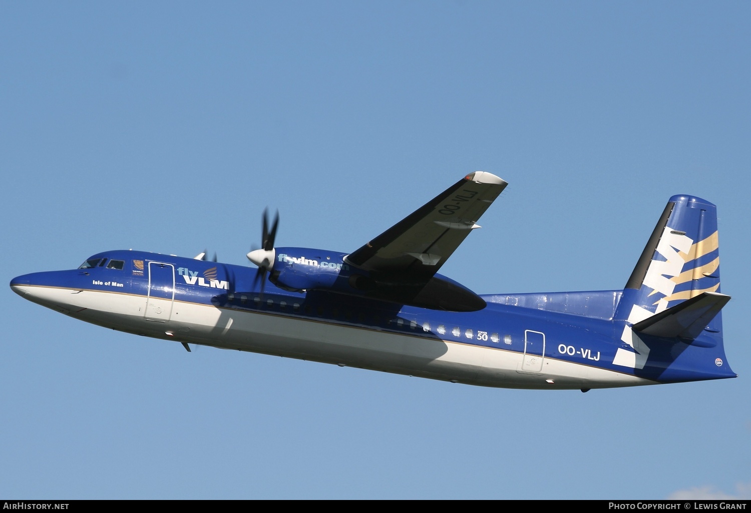 Aircraft Photo of OO-VLJ | Fokker 50 | VLM Airlines | AirHistory.net #314204