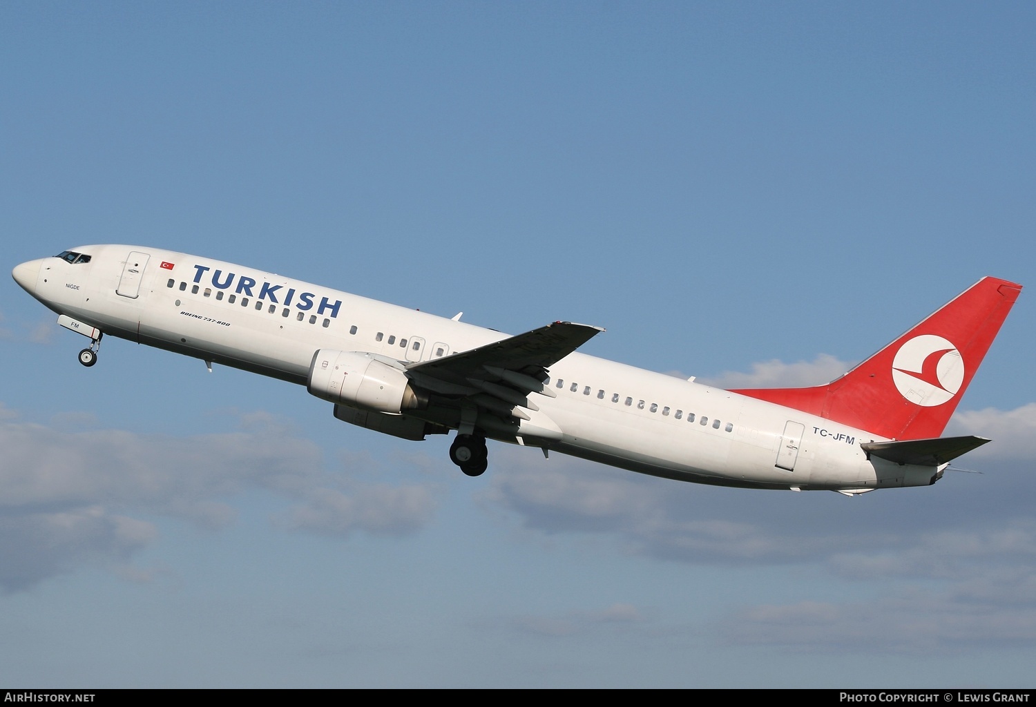 Aircraft Photo of TC-JFM | Boeing 737-8F2 | Turkish Airlines | AirHistory.net #314207