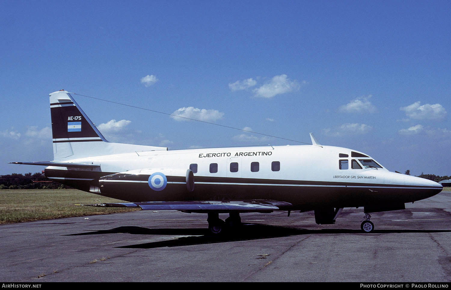 Aircraft Photo of AE-175 | North American Rockwell NA-380 Sabreliner 75A | Argentina - Army | AirHistory.net #314214