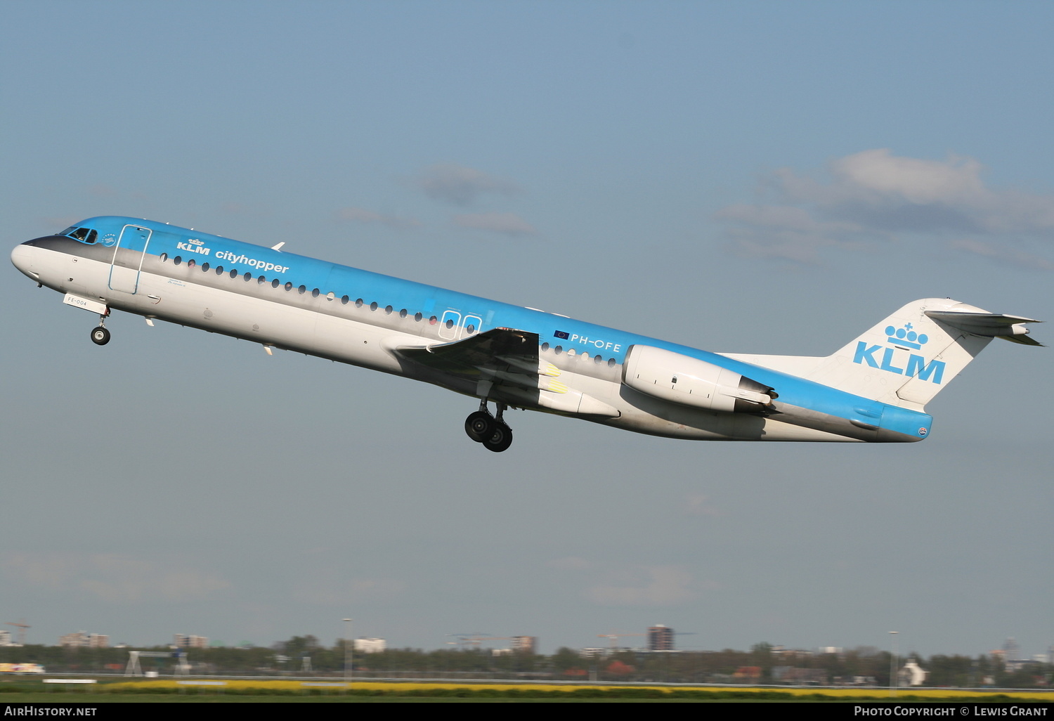 Aircraft Photo of PH-OFE | Fokker 100 (F28-0100) | KLM Cityhopper | AirHistory.net #314216