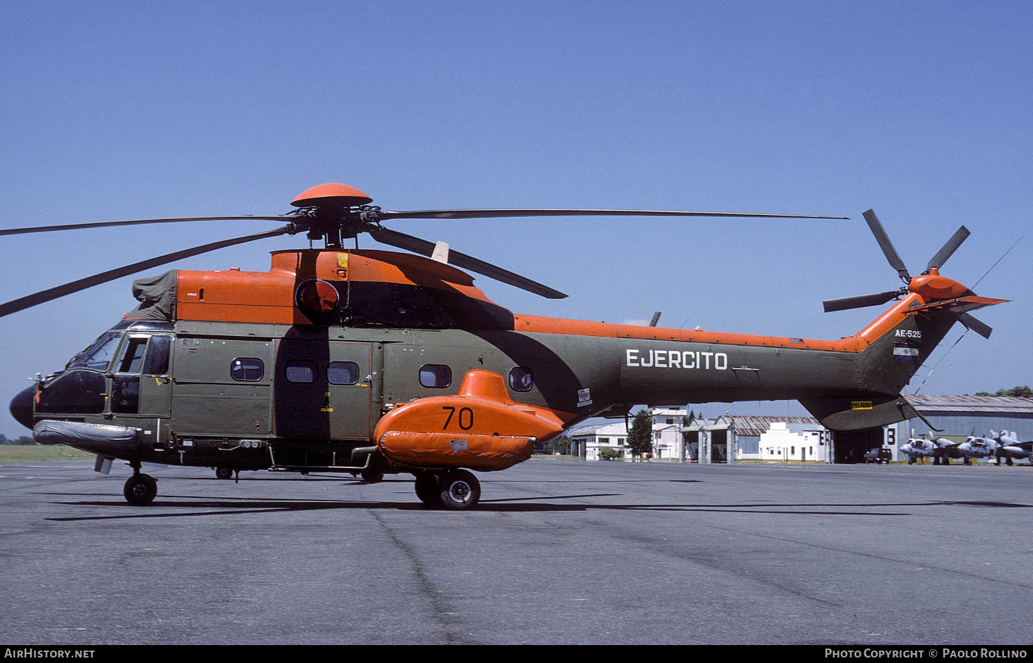 Aircraft Photo of AE-525 | Aerospatiale AS-332B Super Puma | Argentina - Army | AirHistory.net #314218