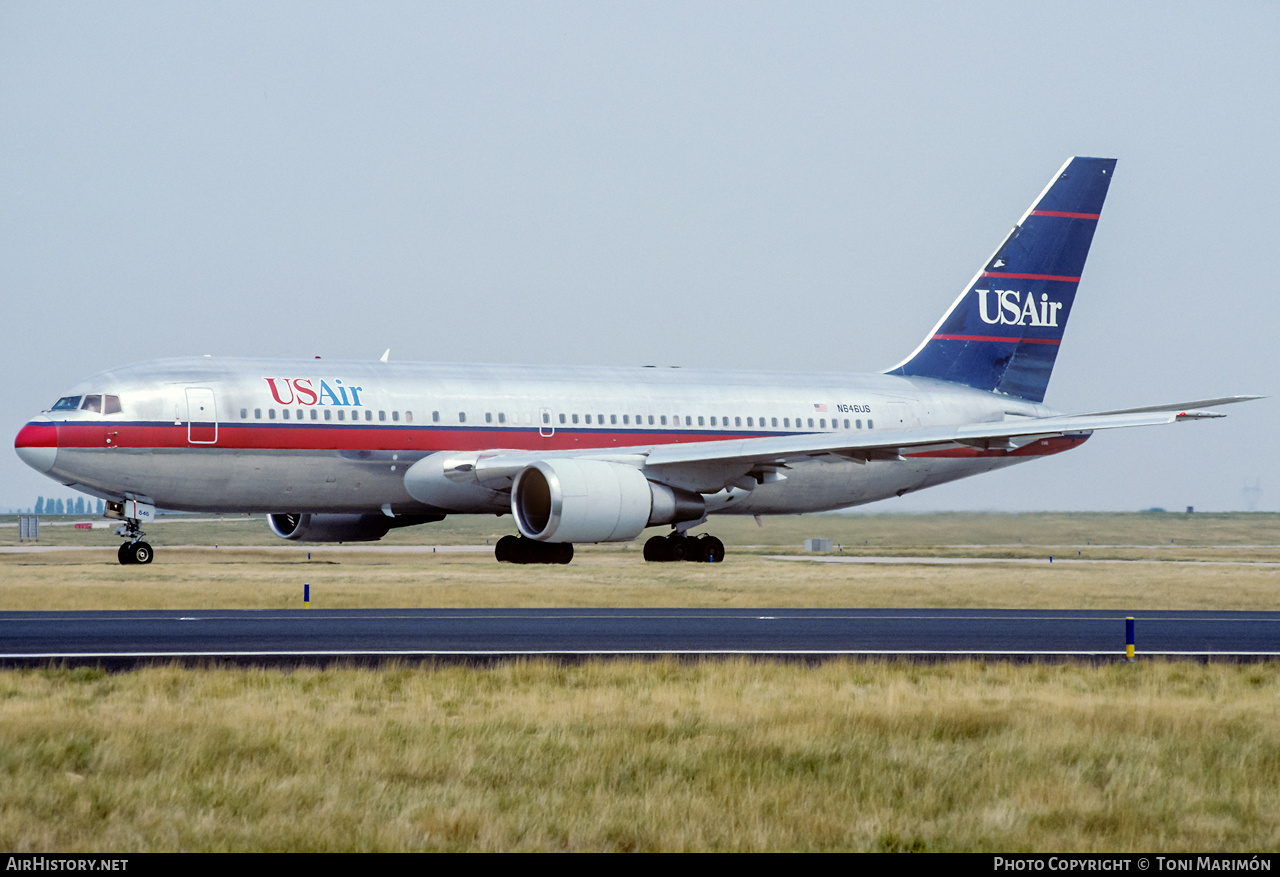 Aircraft Photo of N646US | Boeing 767-201/ER | USAir | AirHistory.net #314233