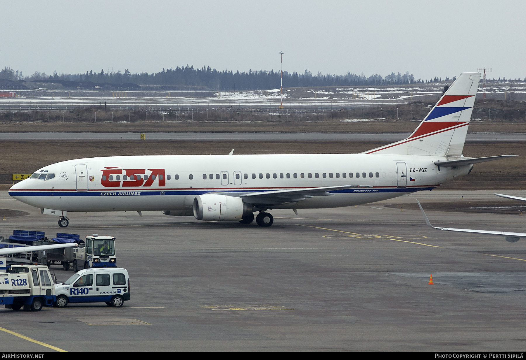 Aircraft Photo of OK-VGZ | Boeing 737-4K5 | ČSA - Czech Airlines | AirHistory.net #314267