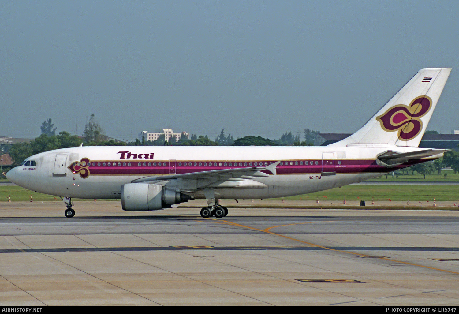 Aircraft Photo of HS-TIA | Airbus A310-204 | Thai Airways International | AirHistory.net #314268