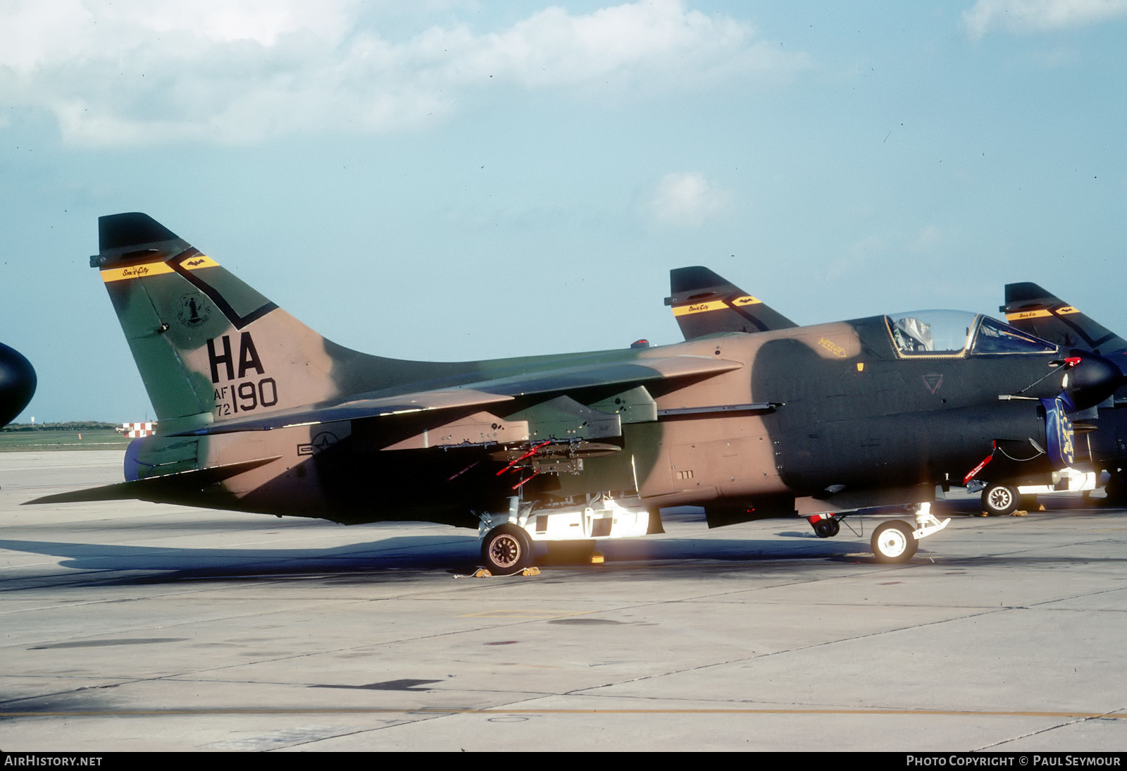 Aircraft Photo of 72-0190 / AF72-190 | LTV A-7D Corsair II | USA - Air Force | AirHistory.net #314279