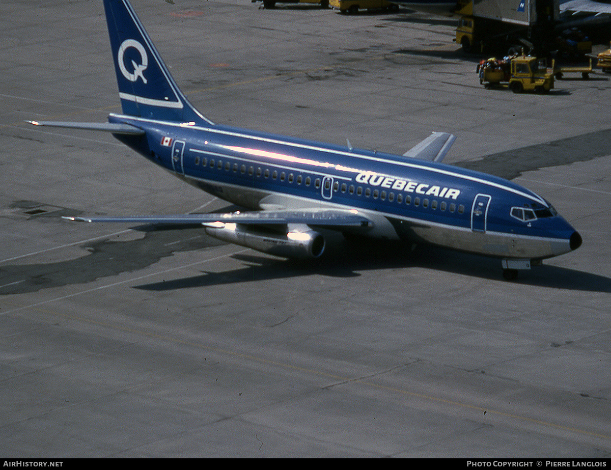 Aircraft Photo of C-GQBQ | Boeing 737-2L9/Adv | Quebecair | AirHistory.net #314281