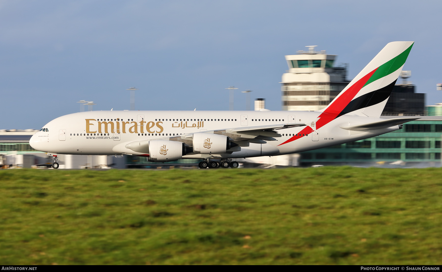 Aircraft Photo of A6-EVM | Airbus A380-842 | Emirates | AirHistory.net #314284