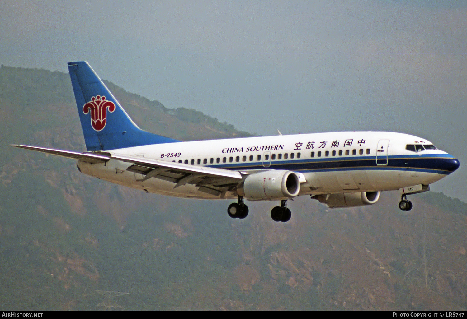 Aircraft Photo of B-2549 | Boeing 737-5Y0 | China Southern Airlines | AirHistory.net #314303