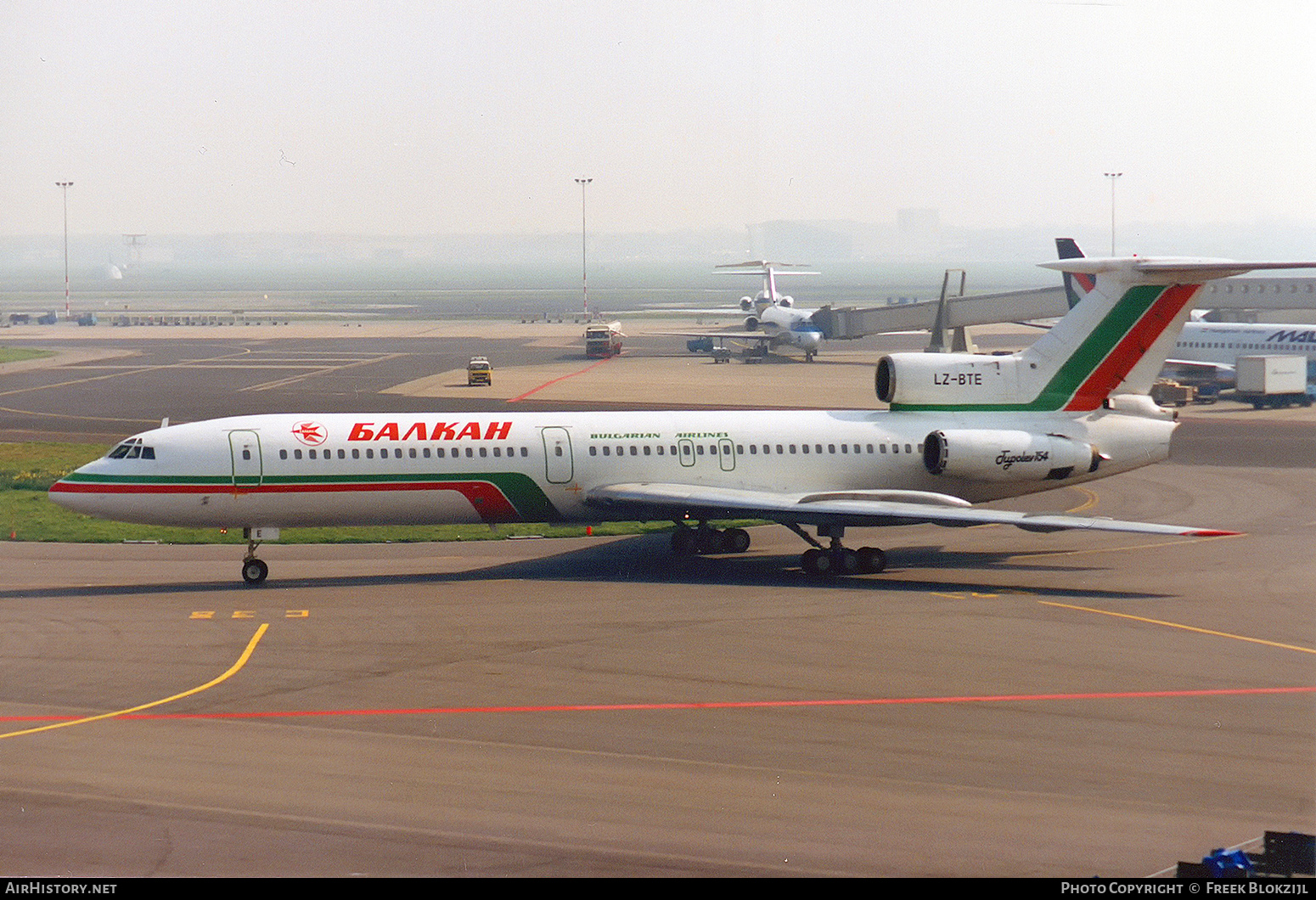 Aircraft Photo of LZ-BTE | Tupolev Tu-154B | Balkan - Bulgarian Airlines | AirHistory.net #314321