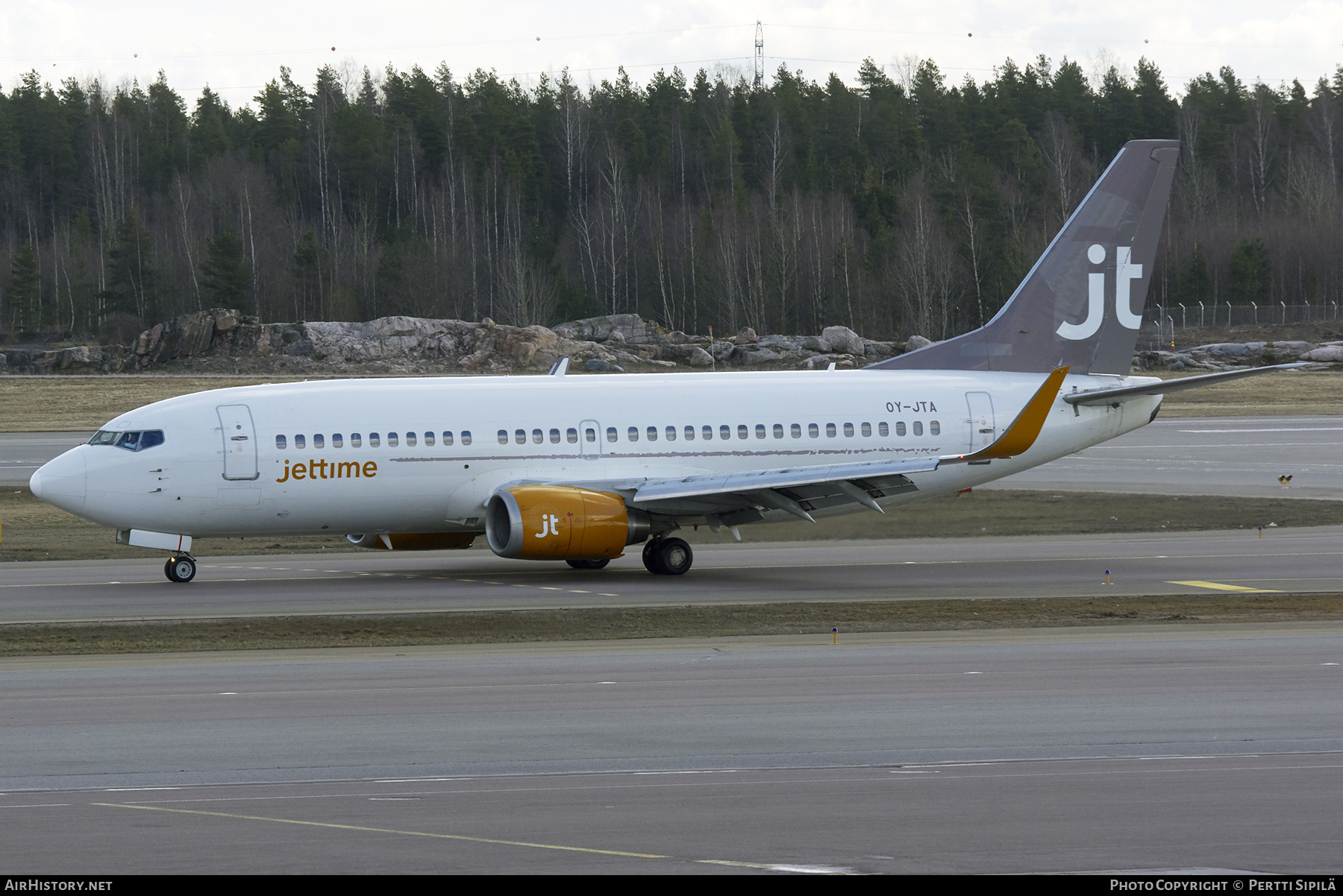 Aircraft Photo of OY-JTA | Boeing 737-33A | Jettime | AirHistory.net #314342