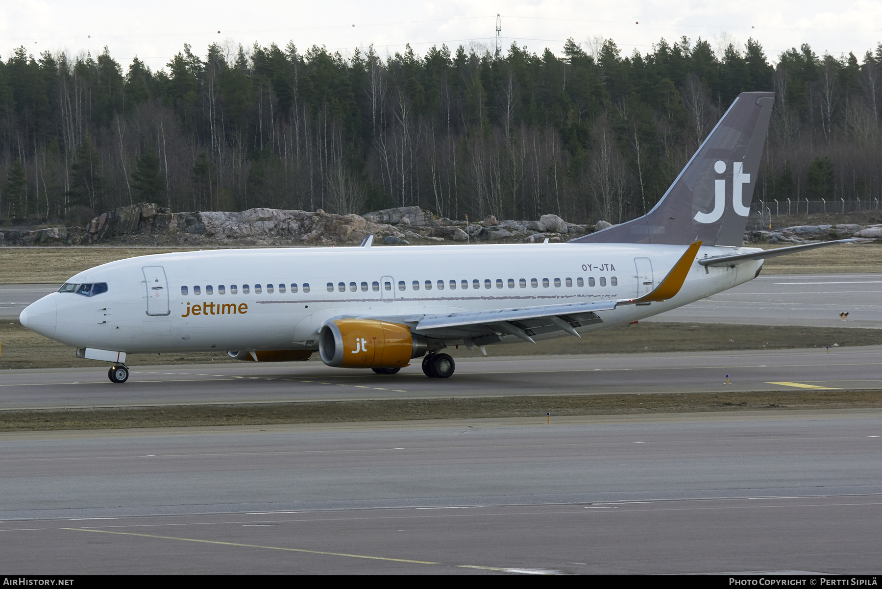 Aircraft Photo of OY-JTA | Boeing 737-33A | Jettime | AirHistory.net #314342