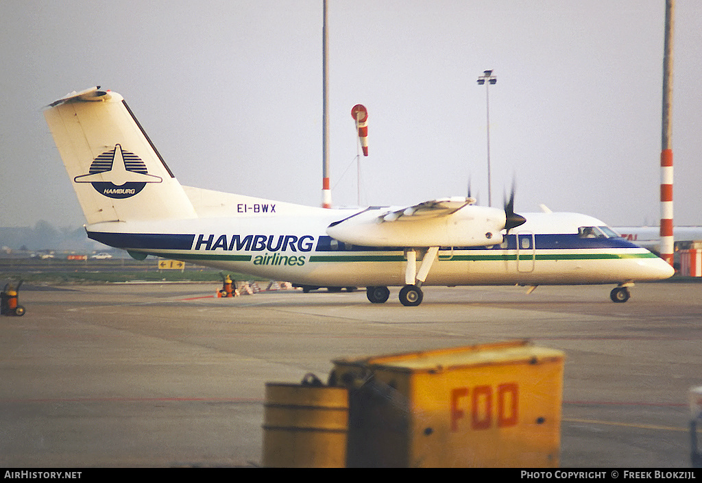 Aircraft Photo of EI-BWX | De Havilland Canada DHC-8-102 Dash 8 | Hamburg Airlines | AirHistory.net #314343