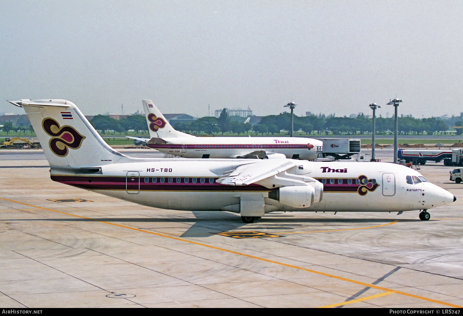 Aircraft Photo of HS-TBO | British Aerospace BAe-146-300 | Thai Airways International | AirHistory.net #314344