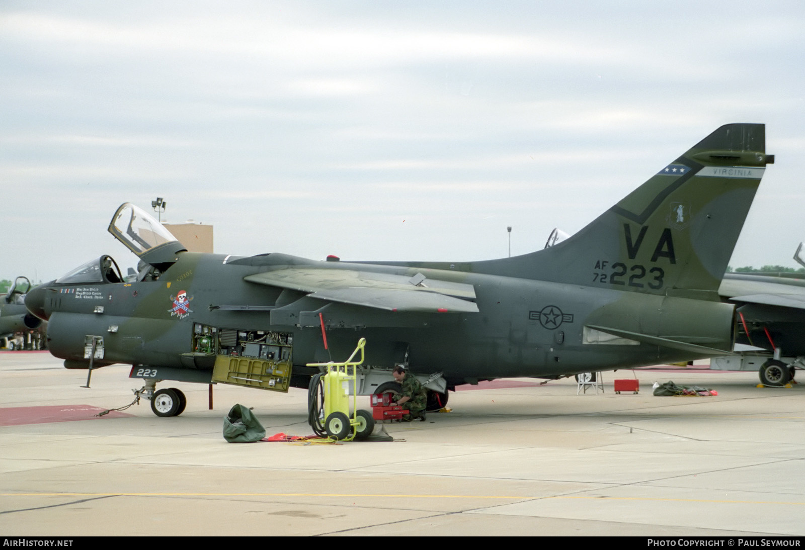 Aircraft Photo of 72-0223 / AF72-223 | LTV A-7D Corsair II | USA - Air Force | AirHistory.net #314350